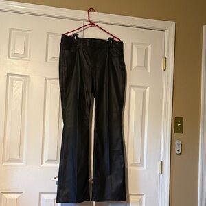 WHBM HighRise Slim Boot Coated Jean Size 14